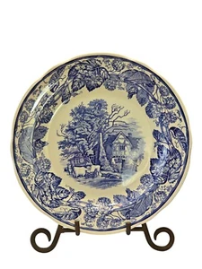 Spode Vintage Blue Room Collection Rural Scenes Dinner Plate - Picture 1 of 2