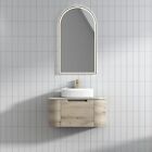 Aulic Hamilton Wall Hung Curving Vanity German accessories 750-1800*460*350mm