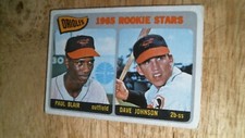1965 Topps baseball card # 473 Dave Johnson Rookie EXEX+