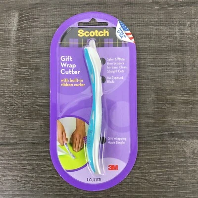 3M Шотландский Подарок Резак для Обертывания И Лента Бигуди Инструмент Праздничная Рождественская Бумага Новая - Изображение 1 из 4
