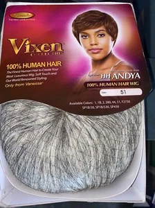 Vanessa Vixen HH ANDYA 100% HUMAN HAIR wig Color 51, - Picture 1 of 4