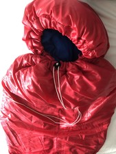 Vintage Sleeping Bag Shiny Nylon Glanz Sac couchage Schlafsack