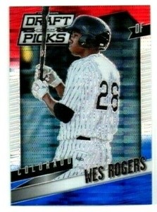 2014 Panini Prizm Perennial Draft Picks Prizms #86 Wes Rogers Rockies RWB Prizm
