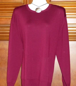 Damen Pulli,langarm ,Peter Hahn,Wolle 100% Beeren Farbe ,Edel &Schick,Gr:48,Neu! - Bild 1 von 9