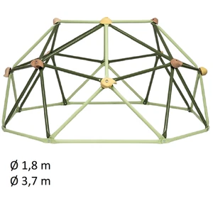 QLS Kletterkuppel aus Stahl Klettergerüst für Kinder Garten Geodome - Bild 1 von 26