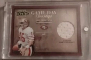 Joe Montana 2001 playoff honors game day jerseys 49ers game-worn patch - Picture 1 of 1