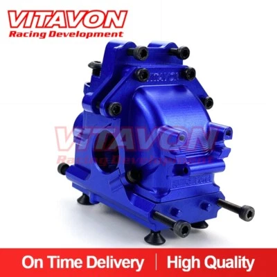 Vitavon CNC Alu#7075 Front or Rear Bulkhead for Traxxas Sledge Blue - Image 1 of 3