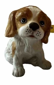 Homco Puppy Dog Figurine Cocker Spaniel Vintage 1407 Porcelain 3 in Vintage Cute - Picture 1 of 15