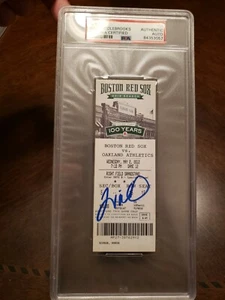 Will Middlebrooks Signed MLB Debut Ticket May 2 2012 PSA DNA Boston Red Sox - Picture 1 of 5