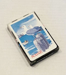 Baraja de cartas de recuerdo de gaviotas de Maine de colección Down-East Crafts - Imagen 1 de 16