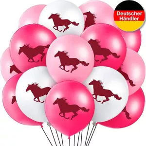 PFERDE PONYS LUFTBALLONS - Kindergeburtstag Ballon Party Deko Kinder Geburtstag - Bild 1 von 11