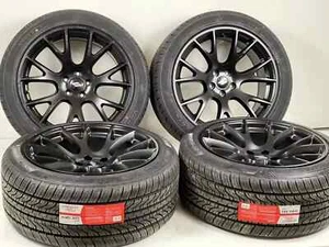 20x9 20x10.5 MATTE BLK SRT HELLCAT WHEELS TIRES CHARGER CHALLENGER RED EYE 392 - Picture 1 of 8