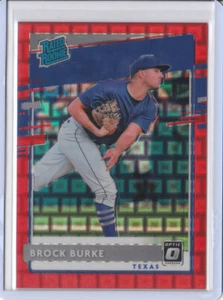2020 Donruss Optic FOTL Pandora Rosso #40 Brock Burke - Texas Rangers /79 - Foto 1 di 2