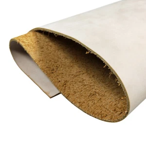 Pelle cerata conciata semiverdura gialla 12" x 12" spessore 2,0 mm - Foto 1 di 7