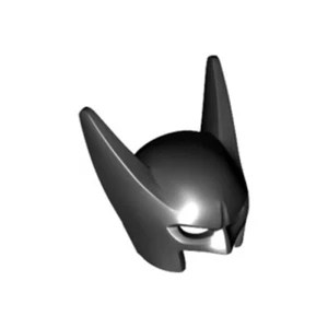 LEGO - Minifig, Headgear Mask Batman Cowl (Long Ears) - Black - Picture 1 of 1
