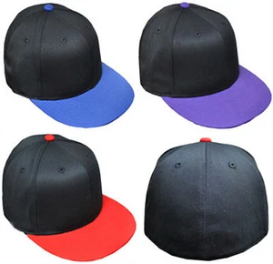 NUOVO CAPPELLO BERRETTO DA BASEBALL FLEXFIT FLAT PEAK PREMIUM ADERENTE - Foto 1 di 1