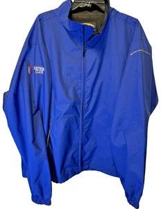 Sun Mountain RainFlex Golfjacke Herren XXL royalblau Reißverschluss PGA Partners Club - Bild 1 von 9