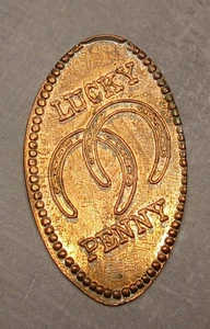 LUCKY PENNY Pressed Penny ~ Horseshoes - Picture 1 of 1