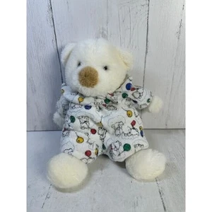 Carter's Circus Teddy Bear Rattle Terry Cloth Plush Primary Colors Balloons Vtg - Picture 1 of 12