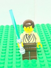 LEGO Star Wars Obi-Wan Kenobi Minifigure sw0069 Lightsaber 7203