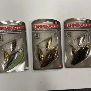 3pks Different Terminator P-1  Pro Series Spinnerbait 3/8oz “Save” - Picture 1 of 5