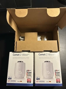 2x Funk-Heizkörperthermostat + GATEWAY, 3- tlg., 2x 700226 Comet Z-Wave + 7125 - Bild 1 von 3