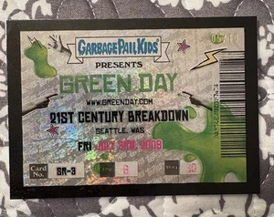 2024 Topps GPK Green Day cubo de basura niños habitación de pie solo negro 5/10 - Imagen 1 de 2
