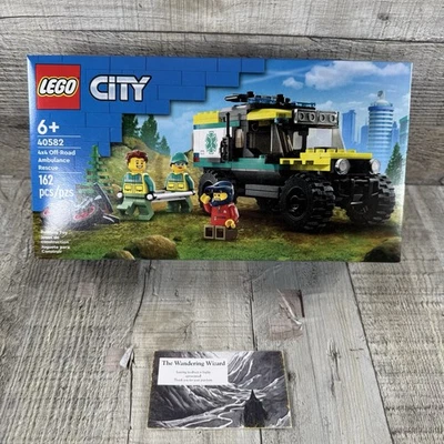 LEGO CITY: 4x4 Off-Road Ambulance Rescue (40582) Nuevo, Sellado y Retirado Promoción GWP Foto 1 de 2