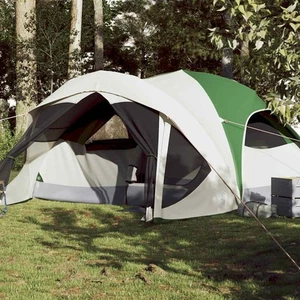 Gezinstent 6-persoons waterdicht groen kampeertent kampeer tent vidaXL - Afbeelding 1 van 39