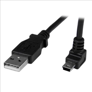 StarTech 1m Mini USB Cable - A to Up Angle Mini B (USBAMB1MU) - Picture 1 of 6