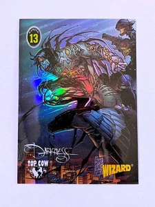 1997 Wizard Top Cow The Darkness Chromium Promo Holofoil Card #13 Mint - Bild 1 von 2