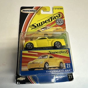 Matchbox Superfast Chevrolet SSR #21 gelb - Bild 1 von 7