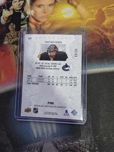 2025-26 Artifacts #141 Thatcher Demko 09/35 Vancouver Canucks - Picture 1 of 2