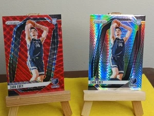 Zach Edey 2024-25 True Rookie Silver Hyper & Ruby Red Wave Prizm SP #249 RC NICE - Picture 1 of 7