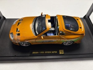 Fast & Furious 1995 Toyota Supra Die-cast Car w/Headlights, Tailights, Underglow - Picture 1 of 12