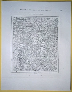 1879 Perron map: Upper Lough Erne, County Fermanagh, Northern Ireland, #175 - Picture 1 of 1