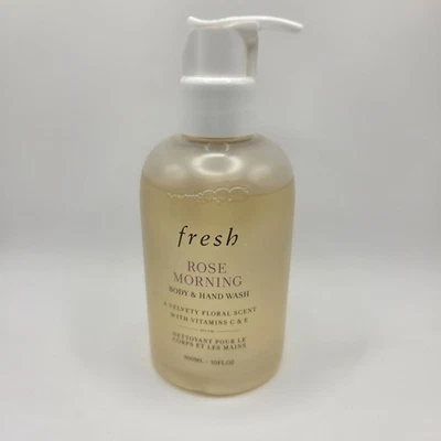 NUEVO Jabón corporal y de manos Fresh Rose Morning. Tamaño completo, 10 oz/300 ml. SELLADO Foto 1 de 4