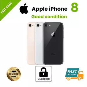 Apple iPhone 8-64GB-All Colors Unlocked Smartphone-Excellent JO9I - Picture 1 of 18