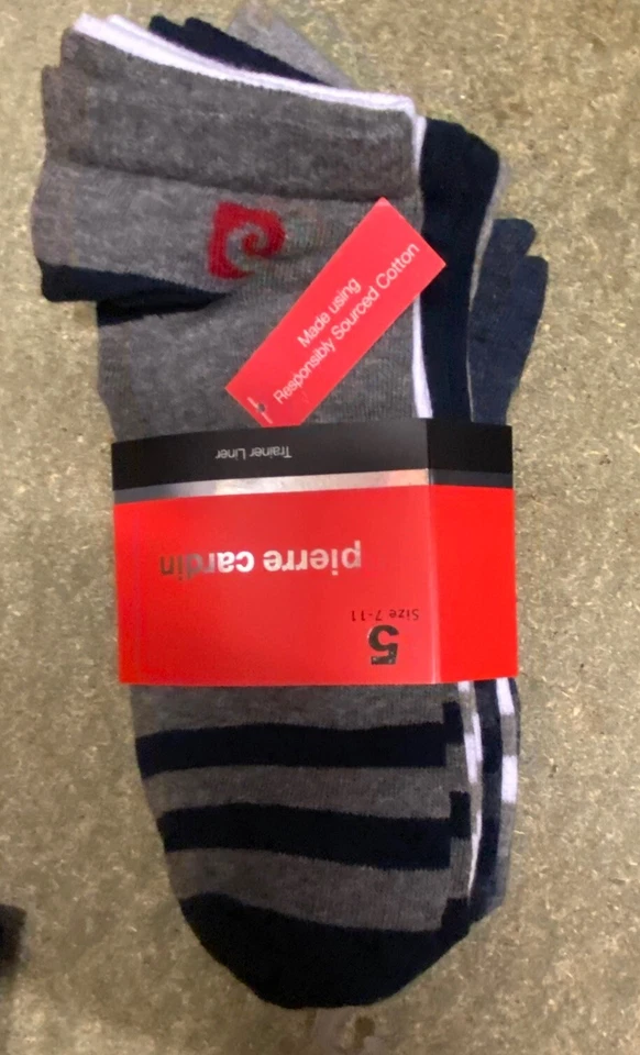 Pierre Cardin men's crew socks multipack new with tag - Image 1 of 1