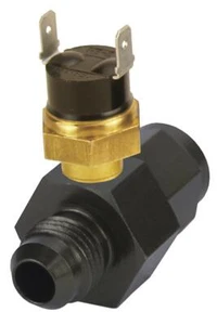Derale Engine Coolant Thermostat Kit - Premium In-Line Fan Control Thermostat 18 - Picture 1 of 4