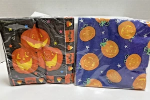 Halloween Napkins 13x13 2 ply NEW Decorations Mod Pod Crafting Paper Pumpkin VTG - Picture 1 of 7