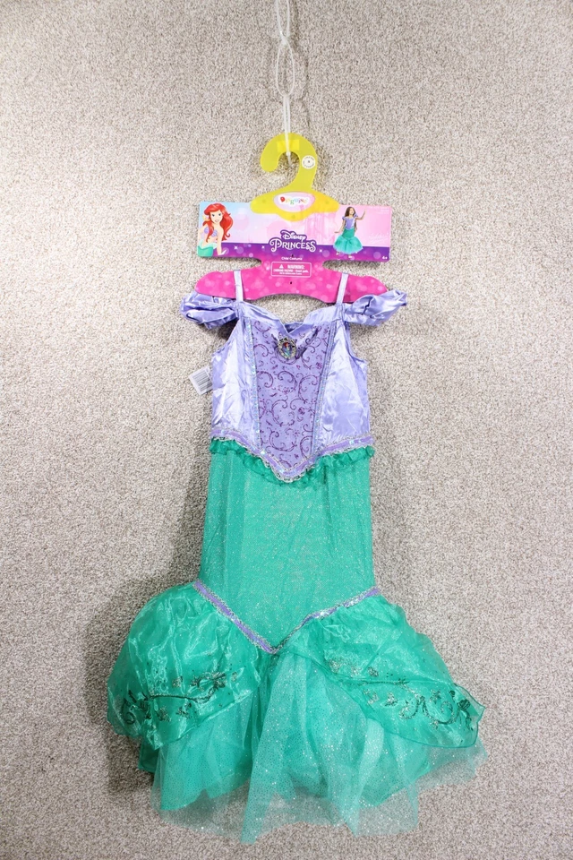 Nuevo Disfraz Ariel Clásico Disney Princesa Niño Talla Pequeña (4-6) Foto 1 de 4
