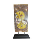 Lion Wooden Plaque - Handmade