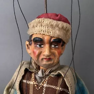 Rare MUNZBERGO Marionette ~ Czech early 20th Century Vintage String Puppet Toy - Picture 1 of 8