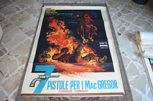 Seven Pistols For The Mac Gregor 66 Giraldi Sancho Woods Original Poster - Picture 1 of 3