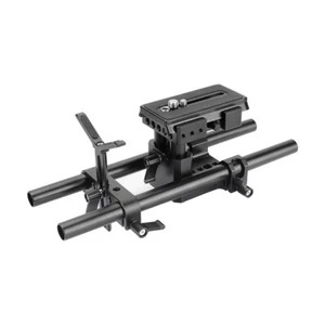 CAMVATE Camera Baseplate with 15mm Rod Support & Lens Bracket for Shoulder Rig - Picture 1 of 6