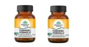 (Pack of 2) Organic India Turmeric Formula (60 Capsules Each) (2 x 60) - Picture 1 of 1