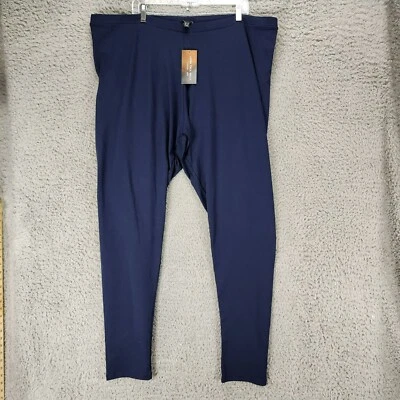 Long Tall Sally Pants Womens 24 Tall Blue Stretch High Rise Leggings NWT - Image 1 of 4