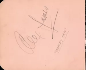 Fußballer Alex James Autogramm - 1937 - Bild 1 von 1