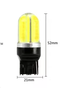 Lampadina 12V 9-28V 7443 T20 W21/5W silicone COB giallo bianco freddo rosso - Imagen 1 de 1